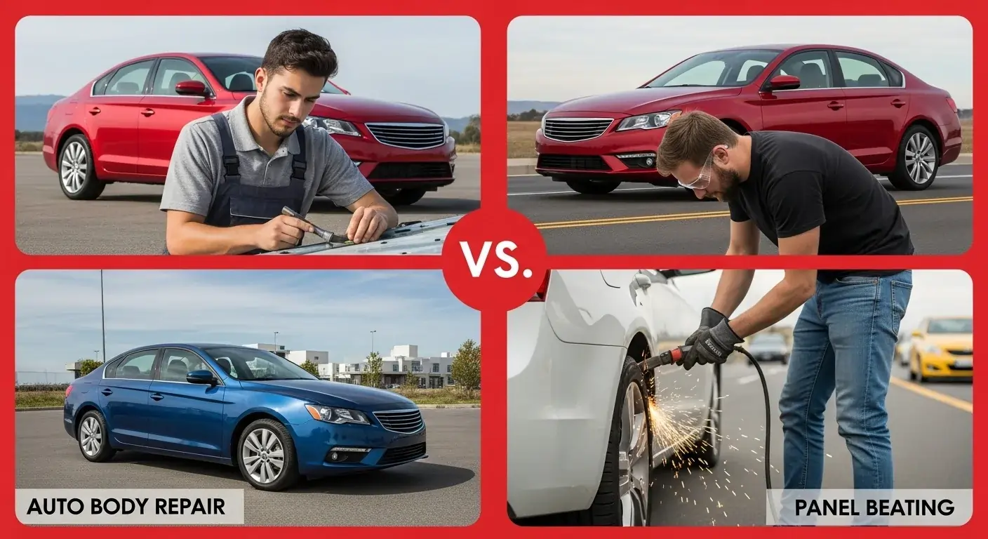 Auto Body Repair Vs Panel Beating